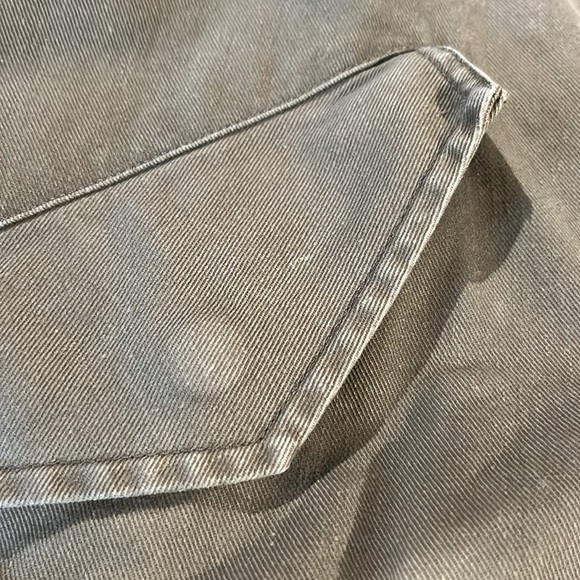 Saint Laurent SS/14 Khaki Gabardine Fishtail Military Parka - Picture 11 of 15